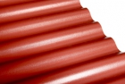 Шифер непрозрачный ПВХ Salux WBS 76/18 красно-коричневая волна   