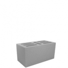 Блок бетонный серый (большой)   