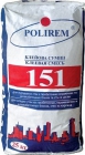 Смесь кладочная Polirem СКк 151 клеевая для газ бетона и кирпича, 25 кг   