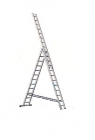 Лестница трехсекционная алюминиевая Alumet H3 3x9 ступеней (5309) бытовая   