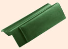 Черепица полимерпесчаная Юнона (ветровая правая) зеленая   