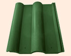 Черепица полимерпесчаная Юнона (рядовая) зеленая   